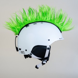 CrazyEars design ČÍRO Wiggystyle MOHAWK, green, č. 36
