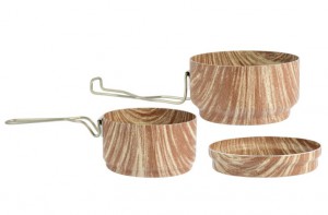 Var hliníkový EŠUS - antiadhez WOOD, trojdílný