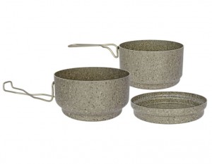 Var hliníkový EŠUS - antiadhez STONE, trojdílný