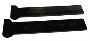 Skivo škrabka plastová na běžky ŠPACHTLE