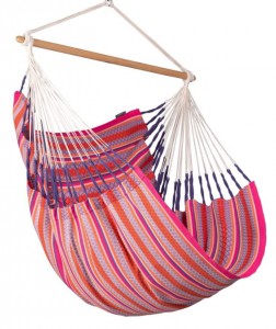 La Siesta houpací závěsná sedačka Habana comfort pattern, HAL18P-x2flamingo