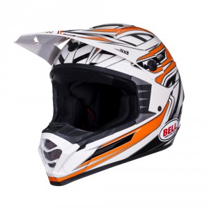 BELL motokrosová přilba SX-1, oranžová, 009550