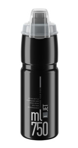 Elite láhev ELITE Jet Plus 0,75 L, černá, šedé logo, 26299
