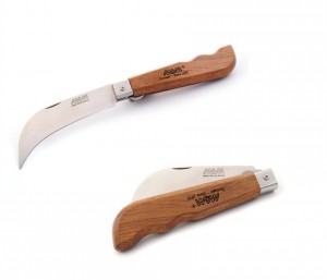 MAM kapesní zavírací houbařský nůž 2070 - bubinga, 9 cm, s pojistkou