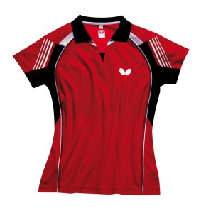 Butterfly polokošile Nash Lady, červená