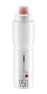 Elite Láhev ELITE Jet Plus 0,95 L, čirá-červené logo, 26300