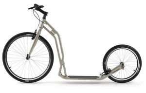 Yedoo koloběžka S2620 (řada Steel), silvergold