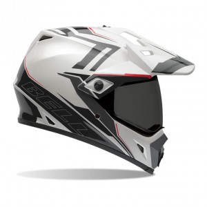 BELL motokrosová přilba MX-9 Adventure, barricade white, 04907