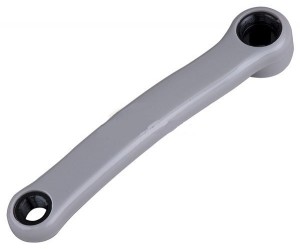 PRO-T levá klika ocel/plast, šedá, 18420