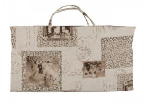 Yate plážové lehátko - známky, 180x50x1 cm