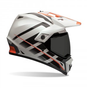 BELL motokrosová přilba MX-9 Adventure, raid orange/white, 04907