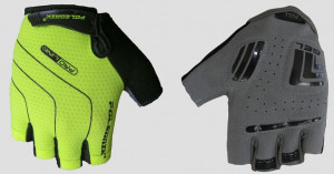Polednik cyklistické rukavice LINES SH, fluo