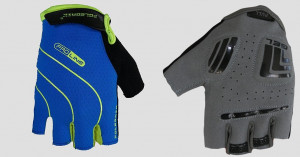 Polednik cyklistické rukavice LINES SH, modrá-fluo