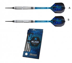 Harrows šipky BLAZE, soft, 18g, sada