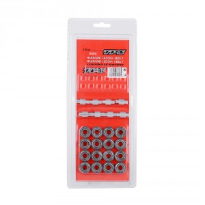 Tempish ložiska ABEC 7 + rozpěrky, sada 16 ks