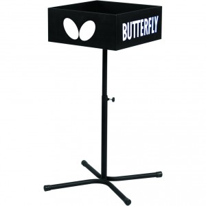 Butterfly koš na ručníky (dřevěný), černý