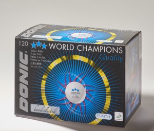 Donic míčky na stolní tenis P40+ *** (120 ks)
