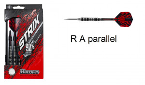 Harrows šipky Strix 90%, steeltip, 22g, sada