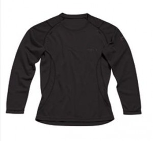 Regatta funkční dámské s dlouhým rukávem triko L/S Base T, RWU003, černá