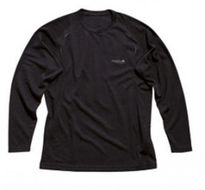 Regatta funkční triko s dlouhým rukávem L/S Base T, RMU002, černá