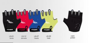 Axon dětské cyklistické rukavice 204, žlutá