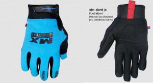 Polednik off road - motokros rukavice MX PRO EVO, modrá