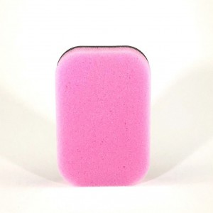 Butterfly houbička k čištění potahů, černo-růžová