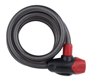 PRO-T zámek spirála  M12 x 120cm, černá, 23431