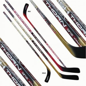 Tempish dětská hokejka na lední hokej THORN, red, 115 cm