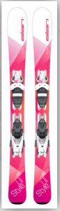 Elan junior sjezdové lyže LIL STYLE JR QS + vázání EL 7.5, set, doprodej