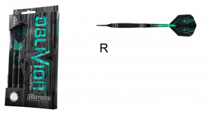 Harrows šipky Oblivion 90%, soft, 18g, sada