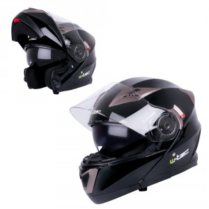 W-TEC výklopná přilba YM-925, black-bronze, 14689