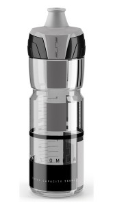 Elite láhev Crystal Ombra 0,75l, čirá, kouřová, šedé logo, 26259