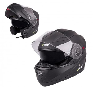 W-TEC výklopná přilba YM-925, pure matt - black, 14689