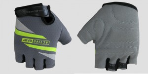 Polednik dětské cyklistické rukavice ACTIVE BABY, šedá