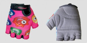 Polednik dětské cyklistické rukavice BABY ŽELÁCI, růžová