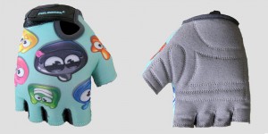 Polednik dětské cyklistické rukavice BABY ŽELÁCI, zelenkavá