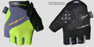 Polednik dámské cyklistické rukavice MEMOGEL LADY, fluo