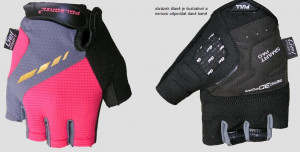 Polednik dámské cyklistické rukavice MEMOGEL LADY, růžová