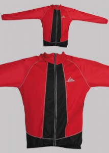 Polednik zateplená cyklo ZIMNÍ BUNDA, červená