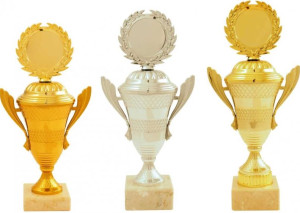 Garko sportovní poháry PE968, 1. až 3. místo