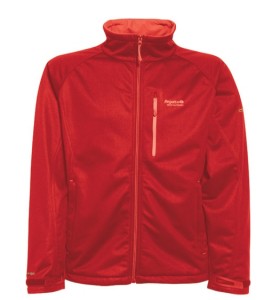 Regatta pánská sofshellová bunda Airbrake,  RML023, pepper, doprodej