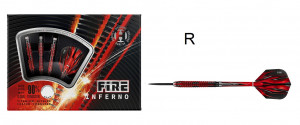 Harrows šipky Fire Inferno 90%, steeltip, 23g, sada