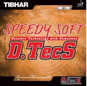 Tibhar potah na pálku ping pong Speedy Soft D.Tecs