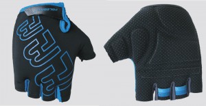 Polednik dětské cyklistické rukavice F3 new BABY, modrá 