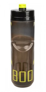 Polisport láhev S800 0,8 L, kouřová-černá-zelená fluor, 26400