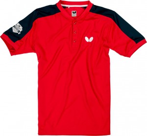 Butterfly junior polokošile Takeo, červená