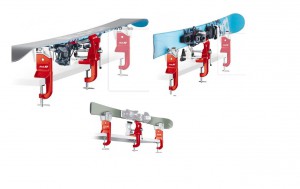 Snoli mobilní upínací svěrák + svěrky SKI VISE PRO, 3 kusy